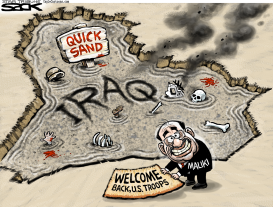 US TROOPS TO IRAQ by Steve Sack