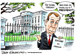 JOHN BOEHNER SUING OBAMA by Dave Granlund