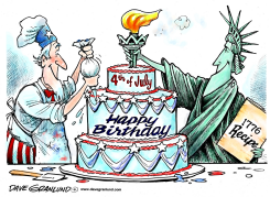 JULY 4TH BIRTHDAY by Dave Granlund