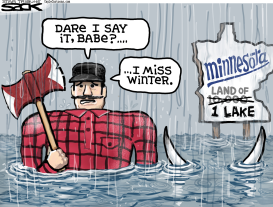 MINNESOTA RAINFALL by Steve Sack