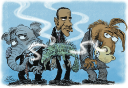 STINKY VETERANS ADMINISTRATION by Daryl Cagle