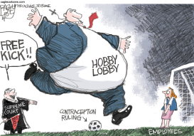 HOBBY LOBBY GOAL by Pat Bagley