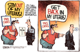 HOBBY LOBBY RULING by Rick McKee