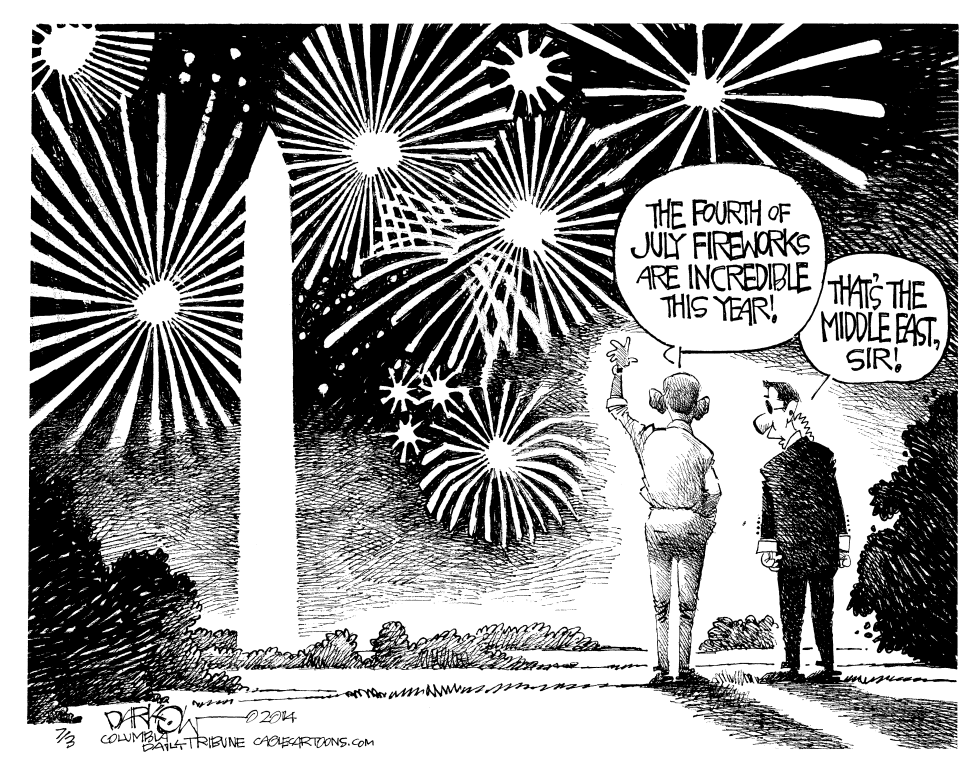  MIDDLE EAST FIREWORKS by John Darkow