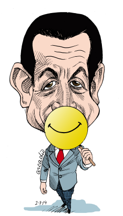 NICOLáS SARKOZI COL by Arcadio Esquivel