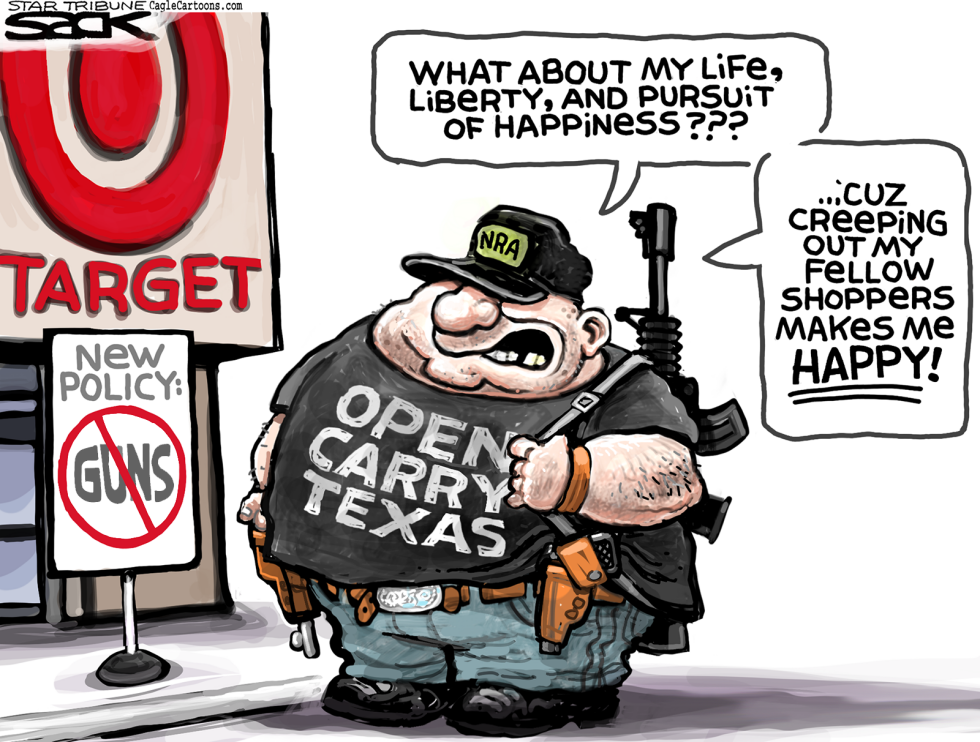  TARGET GUN BAN by Steve Sack