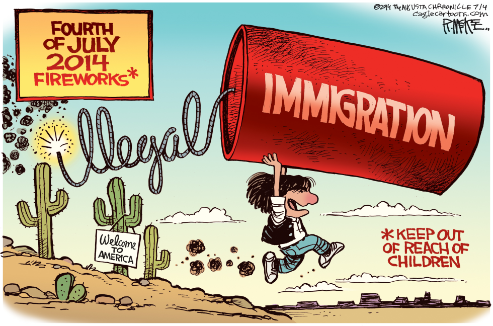  ILLEGAL FOURTH by Rick McKee