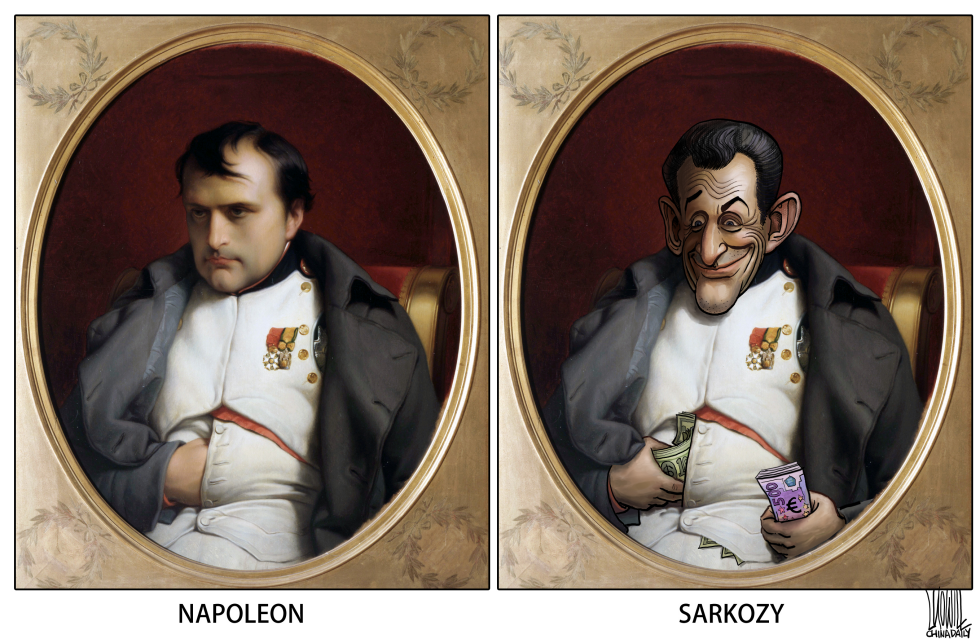  SARKOZY CORRUPTION  by Luojie