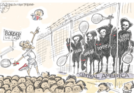 CHILD IMMIGRANTS by Pat Bagley