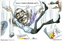 OBAMA FREEFALL  by Taylor Jones