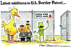 BORDER PATROL FOR KIDS by Dave Granlund