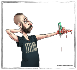 NARCISSIST JIHADIST SELFIE by Joep Bertrams