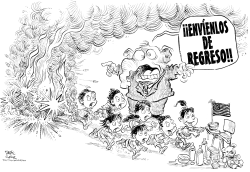 ENVIEN DE REGRESO A ESOS CHICOS INMIGRANTES by Daryl Cagle