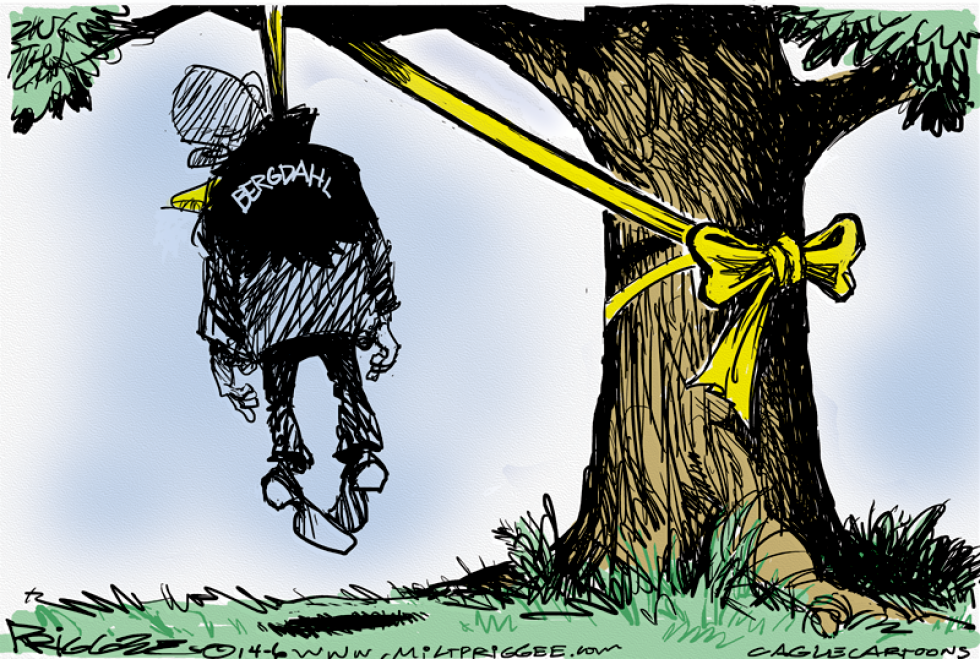  BERGDAHL by Milt Priggee