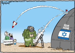 ISRAEL GAZA WAR by Bob Englehart