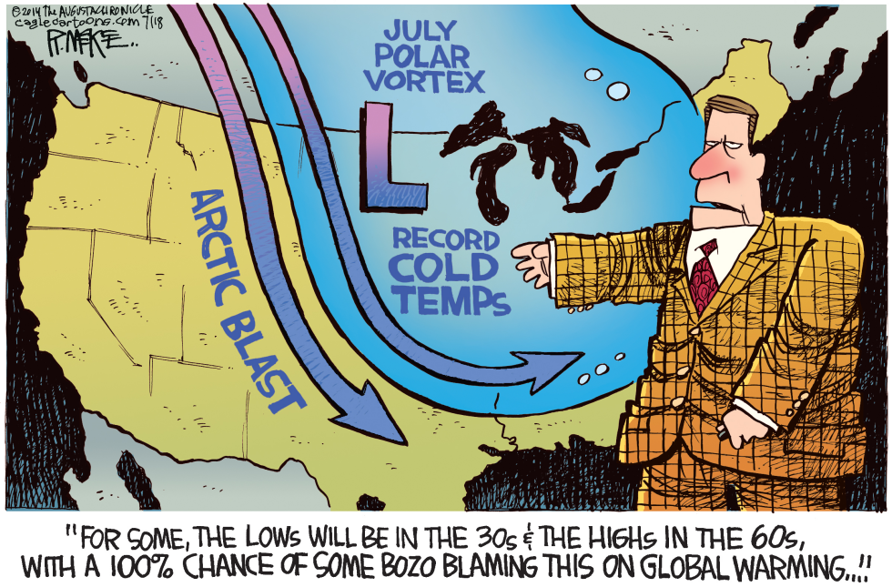  JULY POLAR VORTEX by Rick McKee