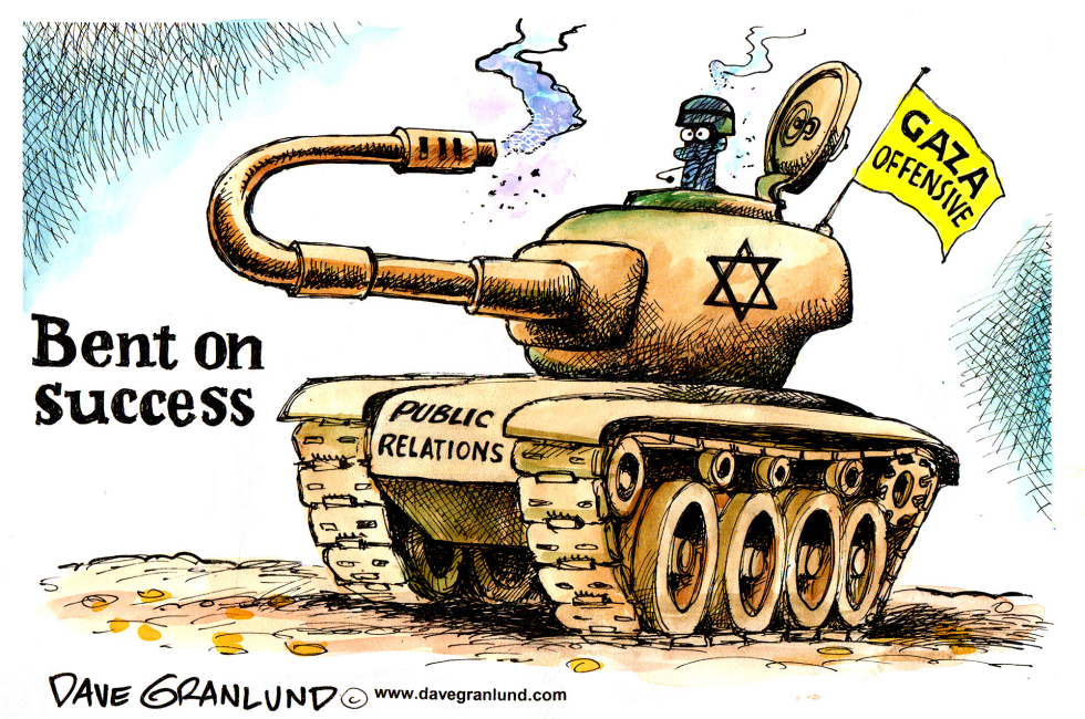  GAZA GROUND OFFENSIVE by Dave Granlund