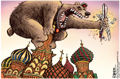 RUSSIAN KING KONG by Rick McKee