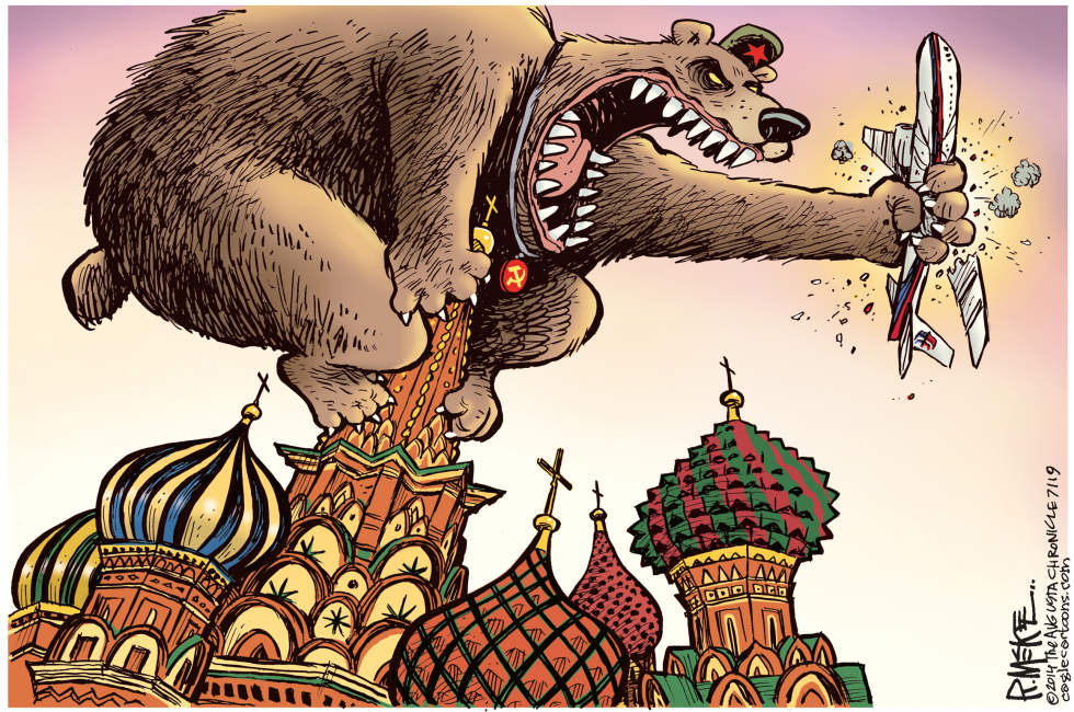  RUSSIAN KING KONG by Rick McKee