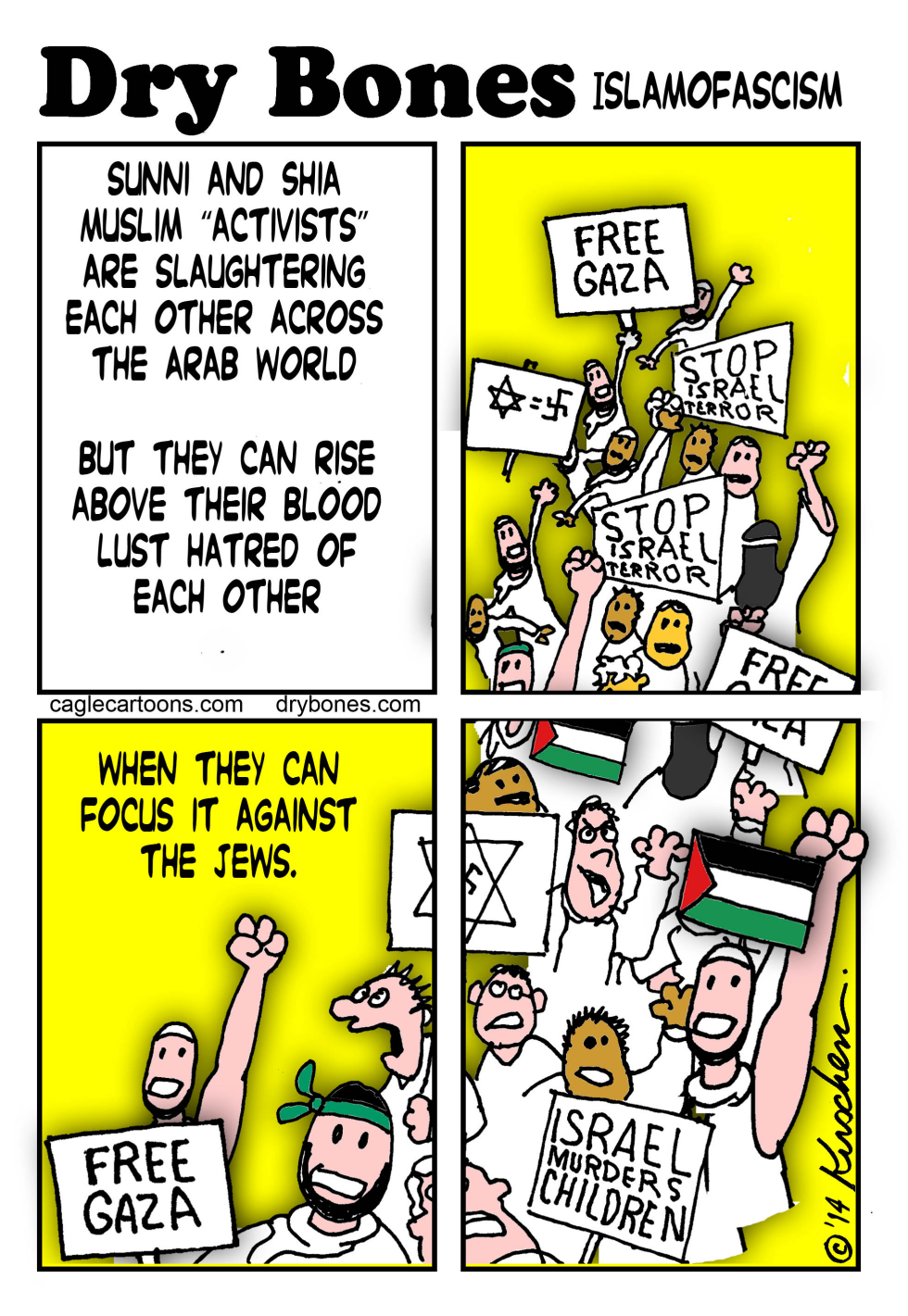  PRO GAZA RIOTS by Yaakov Kirschen