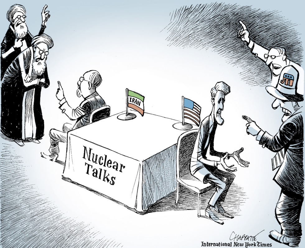  TALKS WITH IRAN GO ON AND ON by Patrick Chappatte