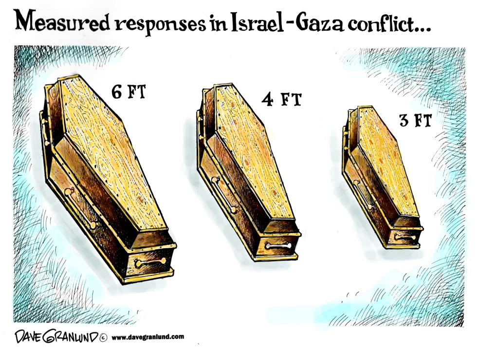  ISRAEL VS GAZA by Dave Granlund