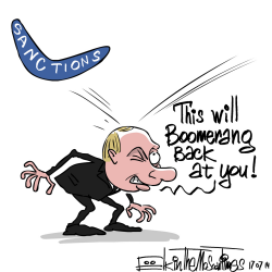 SANCTIONS BOOMERANG by Sergei Elkin