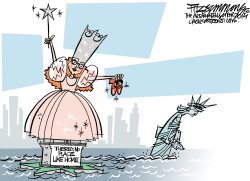 NEW STATUE OF LIBERTY by David Fitzsimmons