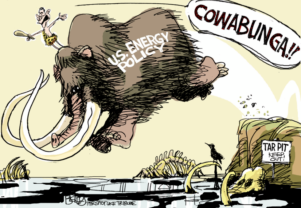  ENERGY POLICY MAMMOTH by Pat Bagley