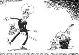 UTAH NO-CHILD REBELLION by Pat Bagley