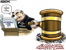 OBAMACARE COURT CASE by Steve Sack