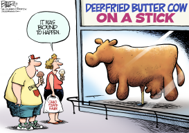 LOCAL OH - BUTTER COW by Nate Beeler