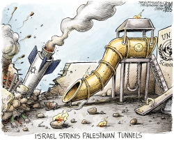 ISRAELI STRIKE by Adam Zyglis