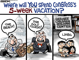 IMMIGRATION VACATION by Steve Sack