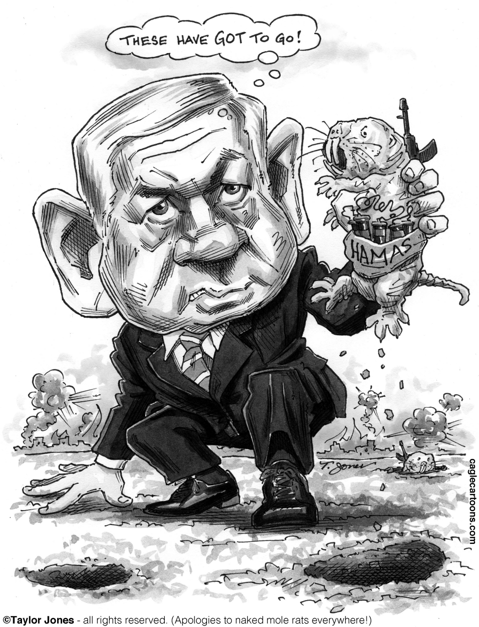  NETANYAHU ROOTS OUT HAMAS by Taylor Jones