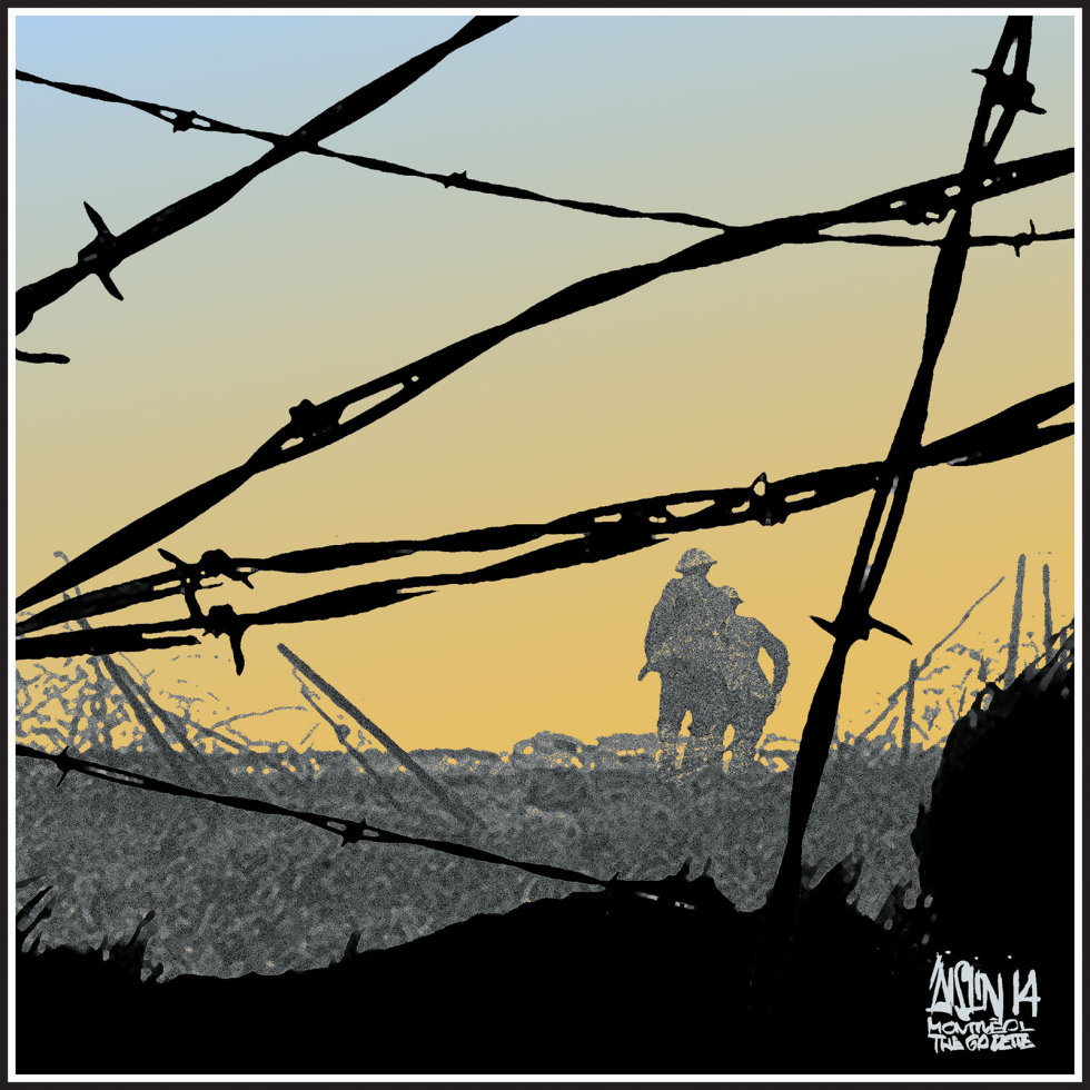  100TH ANNIVERSARY OF WW1 by Aislin