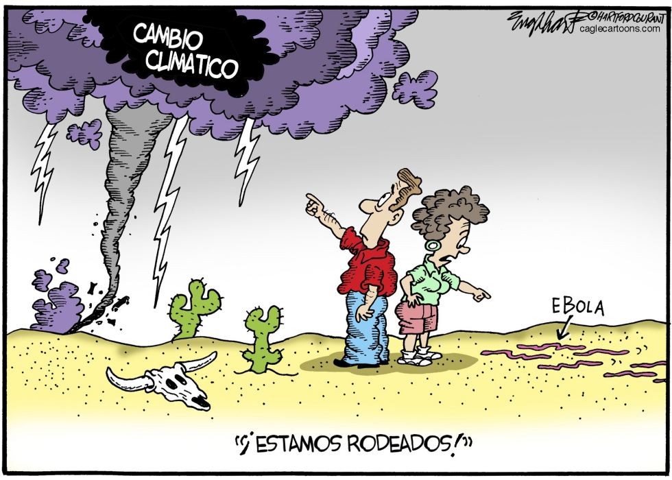  VIRUS EBOLA  by Bob Englehart