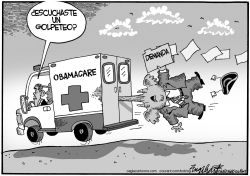 EL GOP DEMANDA A OBAMA by Bob Englehart