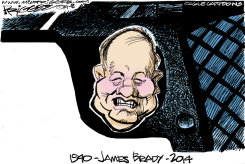 JAMES BRADY -RP by Milt Priggee