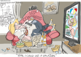 COUCH POTATO CONGRESS by Pat Bagley