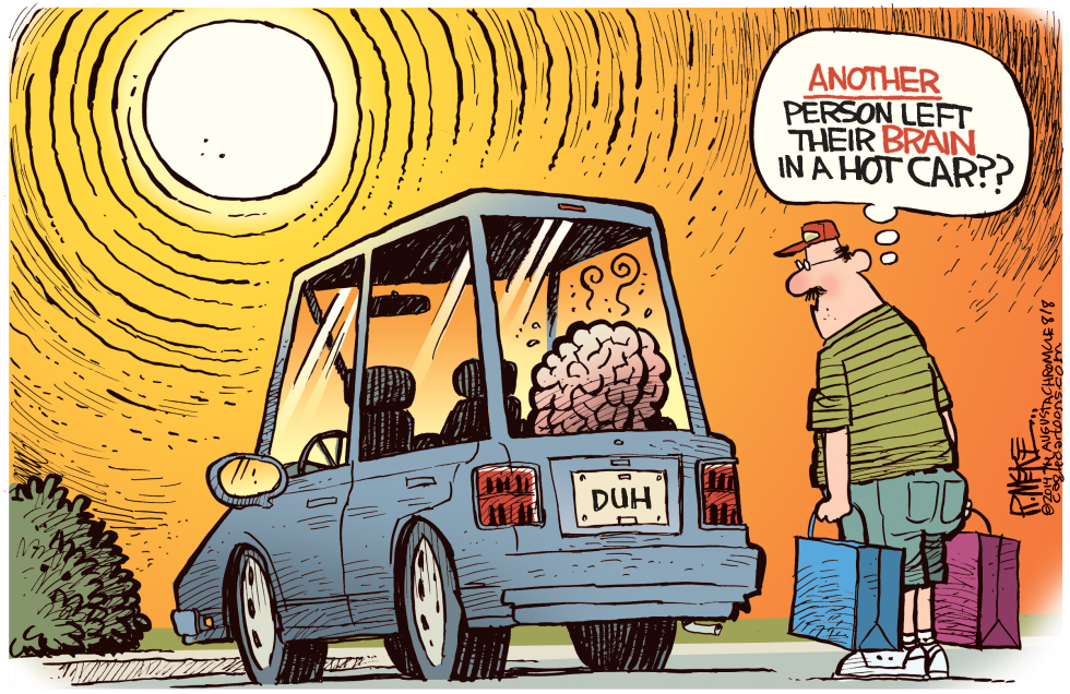  HOT CAR by Rick McKee