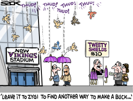 STADIUM BIRDKILL LOCAL ISSUE by Steve Sack