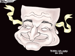 ROBIN WILLIAMS   by Bill Day