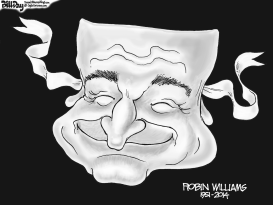 ROBIN WILLIAMS by Bill Day