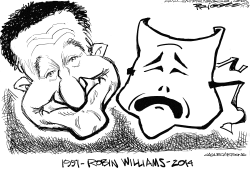 ROBIN WILLIAMS RIP by Milt Priggee