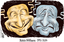 ROBIN WILLIAMS by Rick McKee