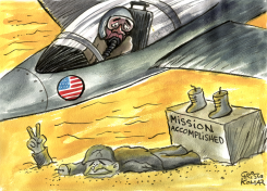 OBAMA AIR STRIKE IN IRAQ by Christo Komarnitski