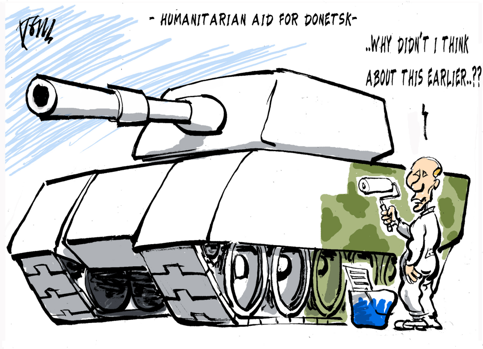  HUMANITARIAN AID FOR DONETSK by Tom Janssen