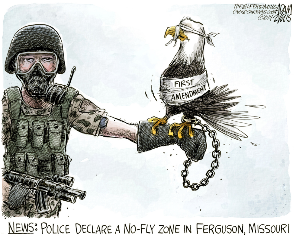  FERGUSON POLICE STATE by Adam Zyglis