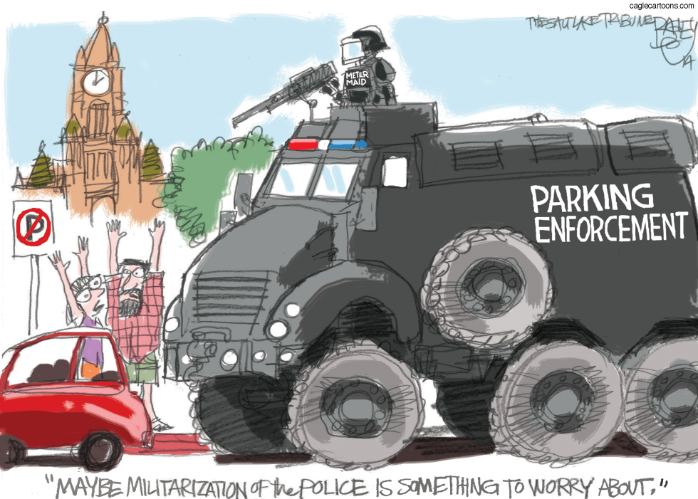  WARRIOR COPS by Pat Bagley